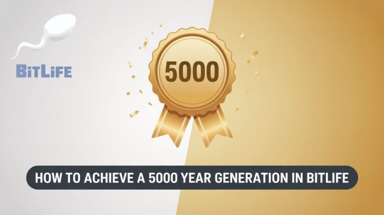 How to achieve a 5000-year generation in BitLife